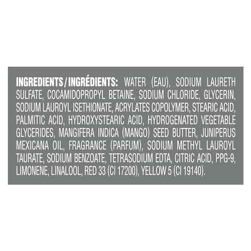 DOVE MEN + CARE Body and Face Wash Rejuvenating Mango + Cedarwood 3 Count for Men, with 24-Hour Nourishing Micromoisture Technology, 30 oz