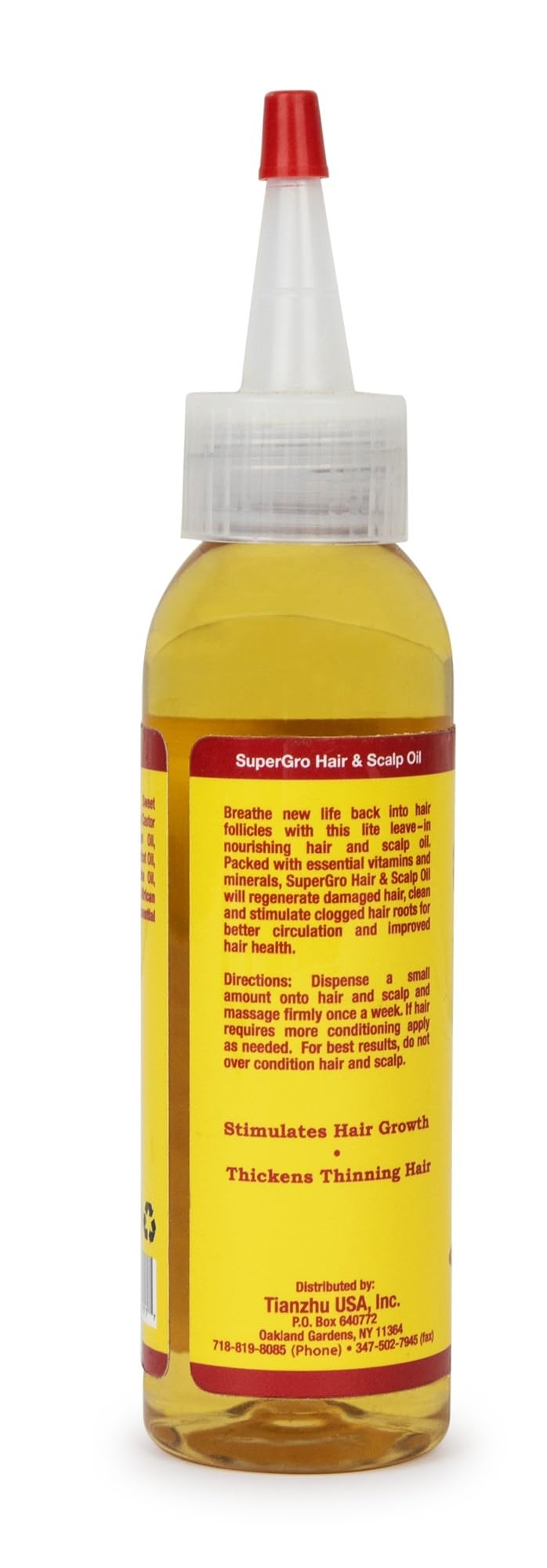 ILIOS African Formulas SuperGrow Hair & Scalp Oil 4oz for Nourishing, Moisturizing, Shining - Lightweight Oil Blend for Dry Scalp and for, Silky, Wavy, Curly, Coily, Frizzy. Packaging