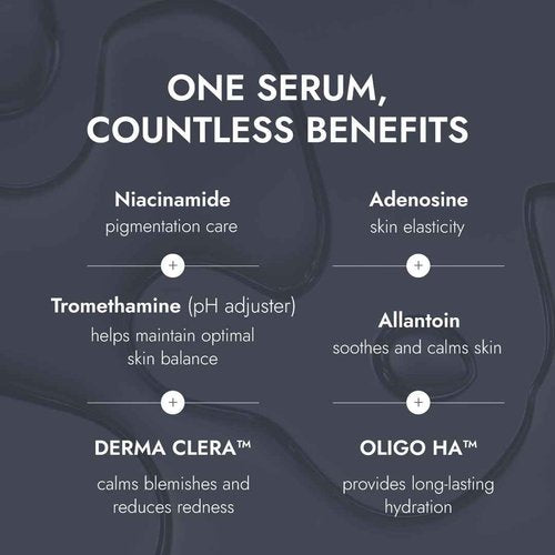 MIZON 7 Vegan Peptide Booster Serum Korean Anti-Aging Face Serum with Niacinamide & Hyaluronic Acid Hydrating Firming & Smoothing Skincare for Fine Lines & Skin Repair – 5.07 fl oz