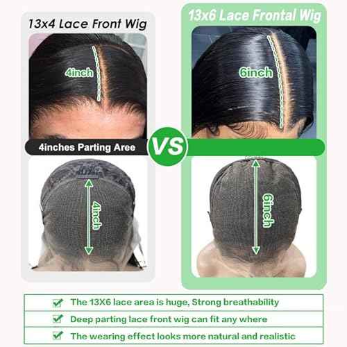 GABRIELLE 30 Inch 13x6 Lace Frontal Body Wave Wigs Human Hair HD Lace Front Body Wave Wig 200 Density Pre Plucked Lace Front Human Hair Wigs for Women Glueless Wig