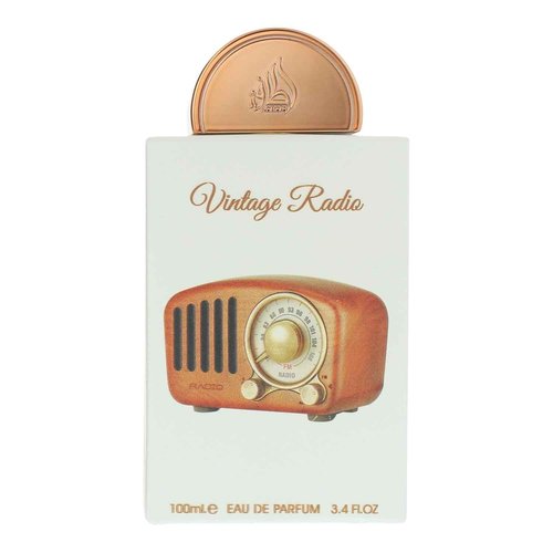 Lattafa Pride Vintage Radio for Unisex Eau de Parfum Spray, 3.4 Ounce / 100 ml