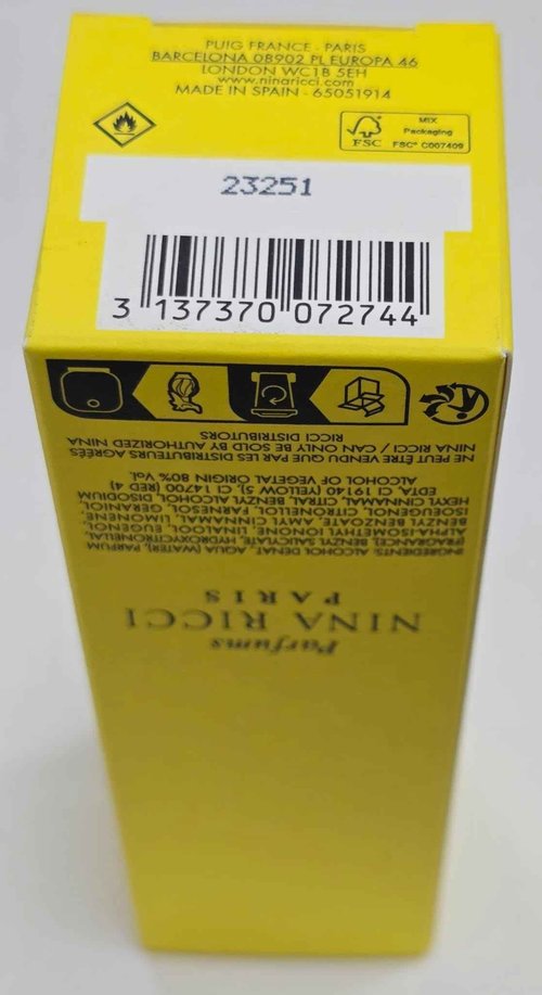 Nina Ricci L'air du Temps for Women 1.0 oz Eau de Toilette Spray