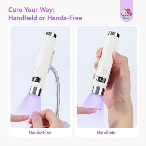 Saviland Essentials UV Light for Gel Nails: Smart Sensor 10s Fast Curing UV Nail Lamp with Magnetic Stand Holder 360° Coverage Curing for Nail Charms Nail Glue Nail Gems Nail Lamps for Gel Polish