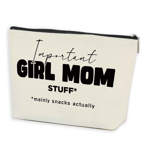 Mom Appreciation Gift: Makeup Bag - Best Mom Ever Gift for Women - Cosmetic & Travel Toiletry Bag
