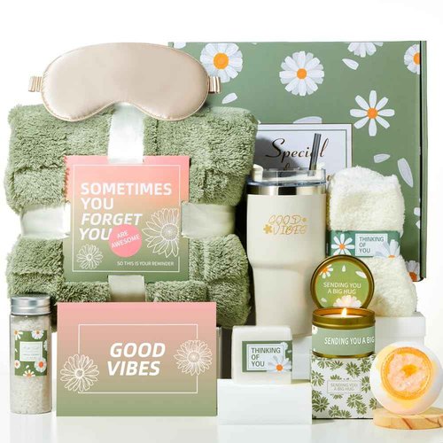 Gift Baskets for Women: The Perfect Care Package for Get Well, Unique Birthday, Relaxing Spa & Self-Care, or Thinking of You Gifts for Her