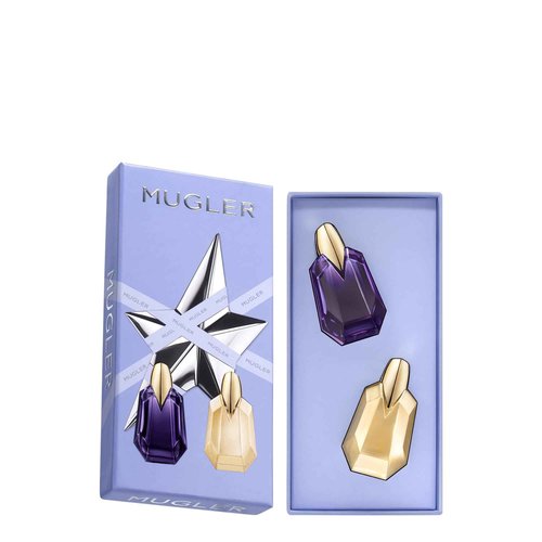 Mugler Alien & Alien Goddess - Women's Fragrance Mini Gift Set - Floral & Woody - Travel Size, 0.2 Fl Oz Each
