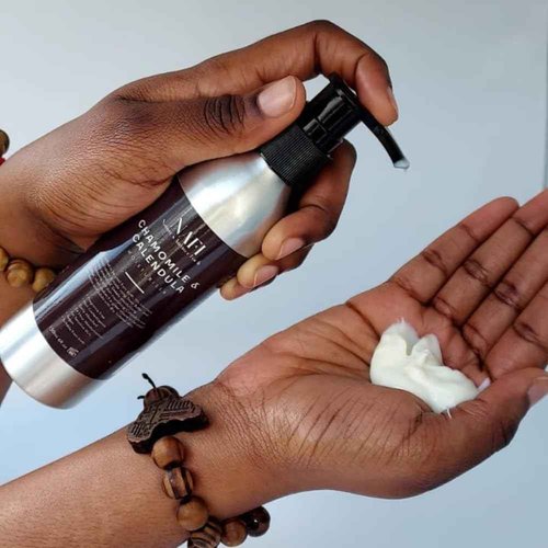 NAFI Chamomile & Calendula Moisturiser for Sensitive Skin – 150ml | Baby Safe From Birth | Natural Hydrating Face & Body Cream with Shea Butter, Sweet Almond & Avocado Oils | Gentle Daily Skincare