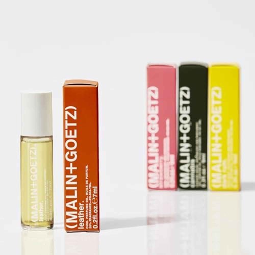 MALIN+GOETZ Perfume Oil | Concentrated Fragrance in Signature Scents – Leather, Dark Rum, Cannabis, Strawberry | Travel-Friendly Rollerball | Vegan & Cruelty-Free | 0.2 fl oz
