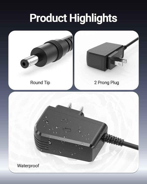 8V AC Charger Fit for Philips Norelco HQ840 Multigroom Series 3000 MG3750 MG3760 MG3750/6 MG3750/10 MG3750/50 MG3760/50 Shaver Power Cord Supply Adapter