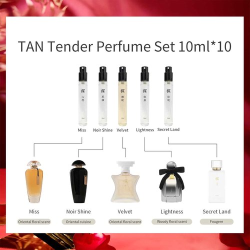 Luxury Women's Perfume Set (10 x 0.34 fl oz) – Mini Fragrance Collection with Magnetic Cap & Gift Bag – Unique Women Perfume for Travel,Dating,Holidays,Daily Use – Gift for Mum,Wife,Girlfriend