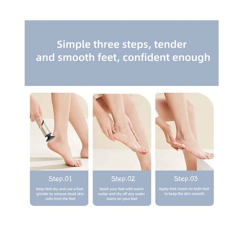 Foldable Foot Callus Remover Tool Electric-Professional Aluminum Callus Remover for Feet-Stepless Speed Control Pedicure Tools for Dead Skin with 20pcs Sandpaper Discs