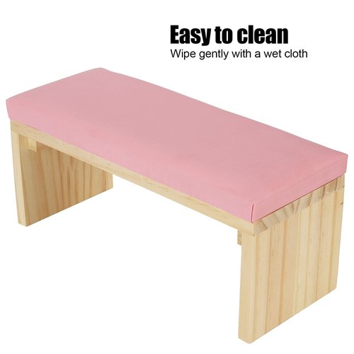Nail Arm Rest,Nail Art Hand Pillow Mat,Nail Arm Rest for Acrylic Nails,Nail Stand Hand Cushion Soft PU Leather Wooden Stand Arm Rest Cushion Nail Arm Rest for Acrylic Nails Nails Supply for Nail Salon