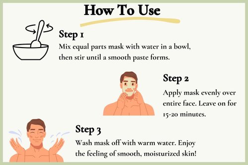 Goldcrest Naturals Moisturizing Face Mask For Dry Skin - Organic & Natural Skincare With Neem & Clay - Hydrates & Softens Skin - 100% Plant-Based, Cruelty-Free, Preservative-Free, & Eco-Friendly, 7 oz
