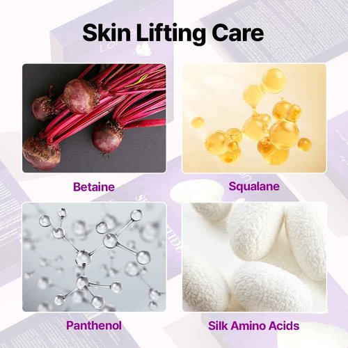 Silk Peptide Authentic Glow Sheet Mask, firming and lifting for dry skin, Korean glass skin and instant glow, and tightening, pore shrink, rejuvenate, easy & quick, Korean skincare, 10 sheets/0.7 oz