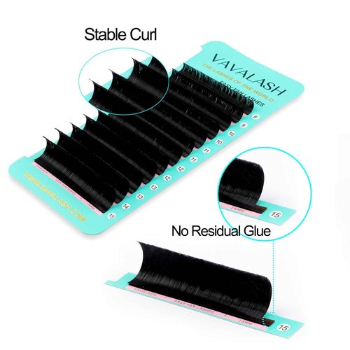 VAVALASH Easy Fan Lash Extensions +Professional Eyelash Extension Glue 5ml