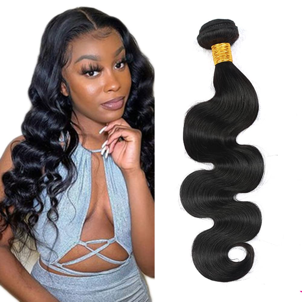 8A Body Wave Hair Bundles Brazilian Virgin Human Hair Bundles Body Wave 20 Inch 100% Unprocessed Virgin Hair Bundles Body Wave Weave Hair Human Bundles