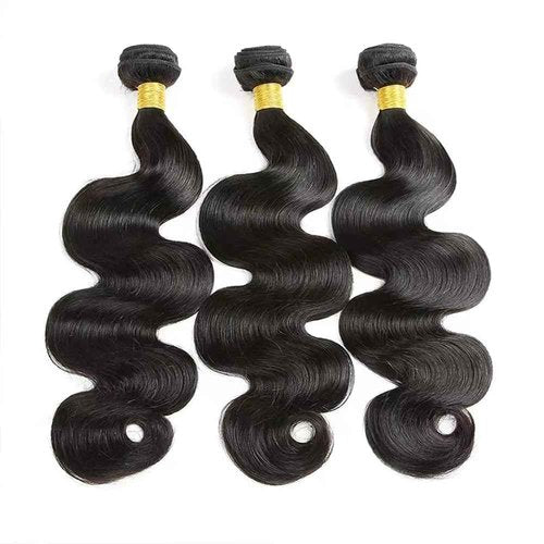 10A Human Hair Bundles 14 14 14 Inch Body Wave Bundles Human Hair Unprocessed Brazilian Virgin Hair 3 Bundles Hair Weave Body Wave Bundles Human Hair Extensions Natural Color