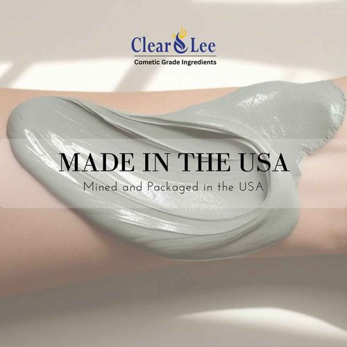 ClearLee Bentonite Clay Cosmetic Grade Powder - 100% Pure Natural Powder - Indian Clay - Great For Skin Detox, Rejuvenation, and More - Heal Damaged Skin - DIY Clay Face Mask (5 lb)