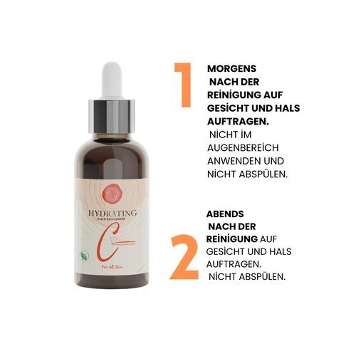 HYDRATING S.O.S Serum with Vitamin C - For All Skin Types - 30 ml