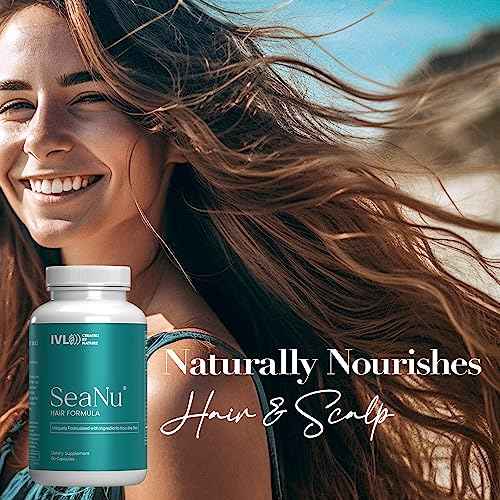 IVL - SeaNu Hair Vitamins Supplements - Hair Strength, Strand Thickness, Hair Growth - with Biotin, Vitamin B3, Zinc, Saw Palmetto Berry Extract, Green Lipped Mussel - Vitamin Hair Growth (3 Pack)