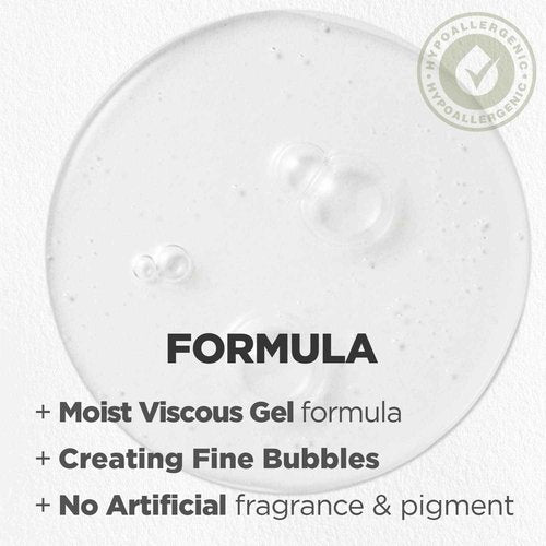 HYGGEE pH Hyaluron Gel Cleanser - Hyaluronic Acid Hydrating Face Wash - pH Balancing Formula for All Skin Types - Hypoallergenic Mild Makeup Cleansing Gel, 6.76 fl.oz.