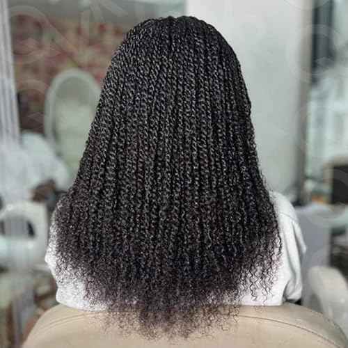 Afro Kinky Bulk Human Hair for Braiding Dreadlock Hair Twist Hair Extension 4C Afro Kinky Bulk Braiding Human Hair for Black Women Natural Color 16 Inch 100g