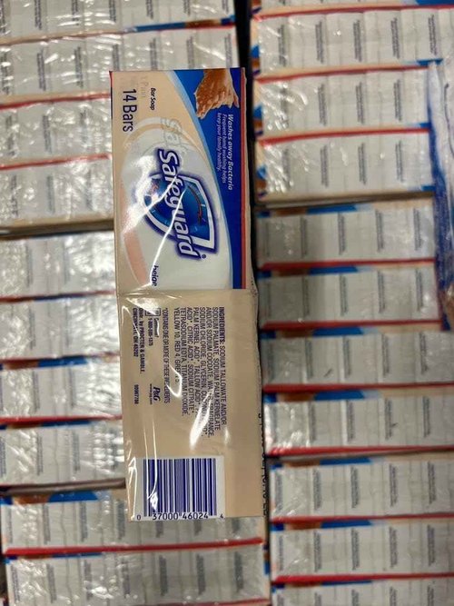 Safeguard 14 bars 4 ounce (113 gram) each beige washes away bacteria antibacterial soap bar