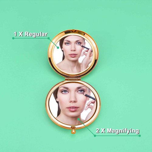 Realtor Gifts for Women Closing Gifts for Realtor Appreciation Gift Folding Makeup Mirror Thanks You Gift Compact Makeup Mirror for Real Estate Agent Salesperson New Realtor Broker