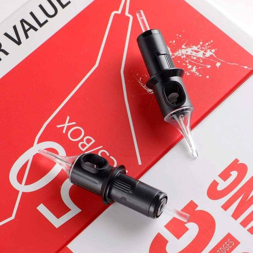 STIGMA #12(9RL) Standard Disposable Tattoo Needle Cartridges with Membrane Safety Cartridges for Tattoo Artists Round Liner 50Pcs Super Value Pack EN05-50-1209RL