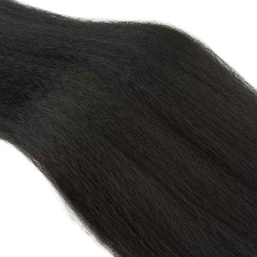 1B Kinky Straight Bundles Human Hair 30 Inch Natural Black Yaki Straight Bundle Human Hair Extensions Unprocessed Virgin Remy Hair 1 Bundle 50 Gram Per Bundle For Women