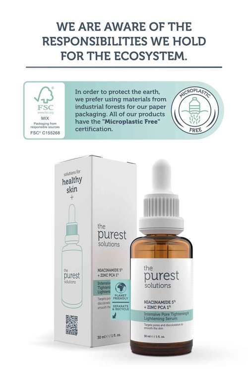 The Purest Solutions The Purest Solution Intensive Serum with Hyaluronic Acid, Salicylic Acid, Retinol Serum for Face - Vegan, Safe & Effective Pore Tightening Restoring, Niacinamide, Environmentally