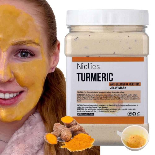 Nielies Lavender Turmeric Jelly Mask, Facial Skin Care- Collagen Face Mask For Instant Hydration