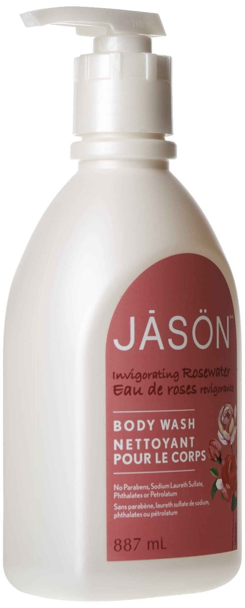 Jason Shower Body Wash, Rosewater, 30 Fl Oz (Pack of 2)