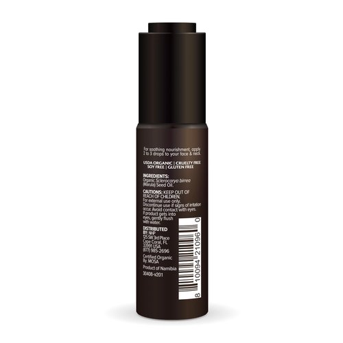 'Ola Botanicals Facial Oil (1 Fl. Oz.), Marula Oil, Hydrating & Rejuvenating, Certified USDA Organic, Cruelty Free, Non-GMO, Dr. Mercola'