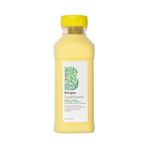 Briogeo Superfoods Banana + Coconut Nourishing Conditioner, Replenish Dull, Dry Hair and Supports Healthy Hair and Scalp, Moisturizing for All Hair Textures, Vegan, Cruelty-Free, 12.5 fl oz