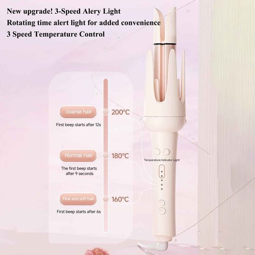 5 in 1 Interchangeable Curling Iron Set, 5 Styling Tools, 28mm，32mm，40mm Roll, Hair Straightener Brush，Volumizing Comb，and Curling Iron，3 Temp & Timer & Negative Ions