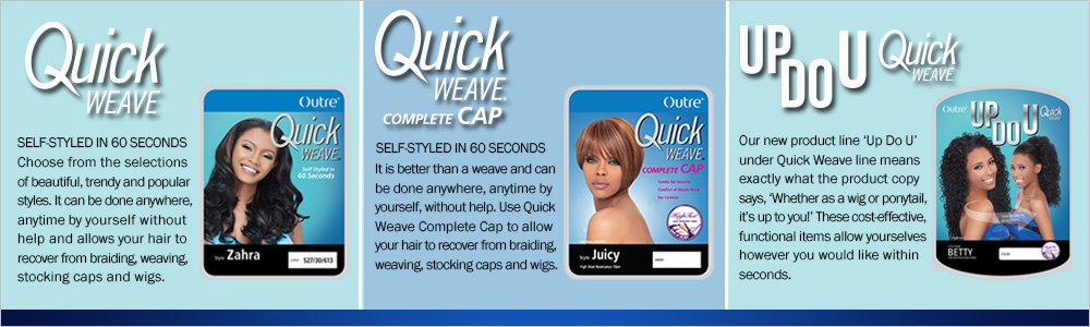 Outre Synthetic Hair Half Wig Quick Weave Stunna (S4/30)