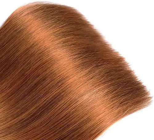 Color 30 Straight Human Hair Bundles Light Brown Straight Bundles Brazilian Virgin Remy Hair Extensions Tangle-Free 8 10 12 Inch