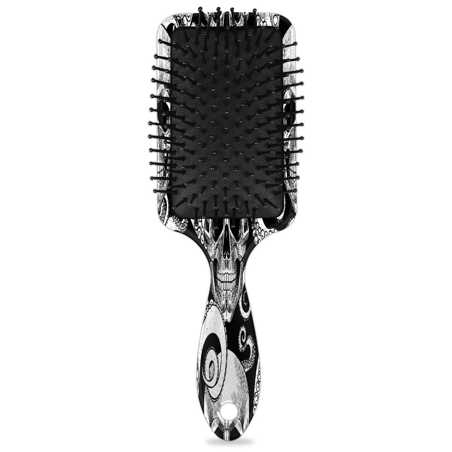 Octopus Tentacles Skull Paddle Hairbrush,Animal Tentacles Large Paddle Hair Brush for Long Short Curly Thick Thin Hair for Men Women Kids,Wet or Dry Hair,Massaging Scalp,Reducing Tangle & Hair Breakage