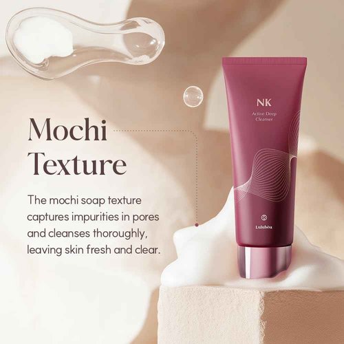 LULUBEU NK Active Deep Cleanser, Pore-Cleansing & Hydrating Face Wash, 5.27 fl oz