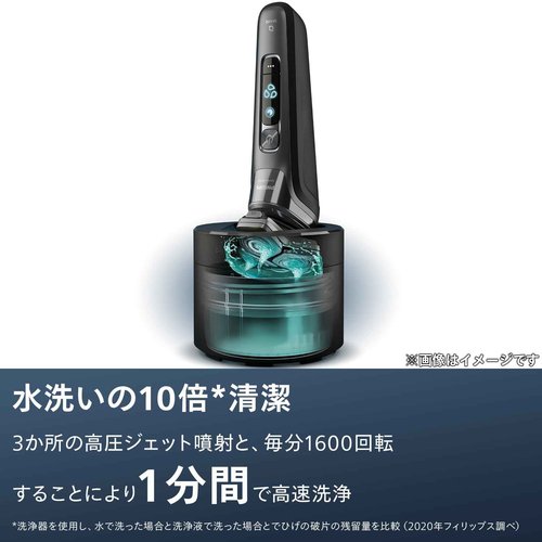 Philips Cleaning Solution for Electric Shaver S5000 S7000 S9000 S9000 Quick Clean Pods Cartridges Lemon Scent 160ml 3 Pack (About 9 Months) CC13/51