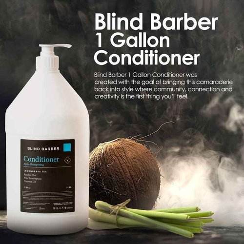 Blind Barber Hair Conditioner - Rooibos Tea Fragrance Moisturizing Conditioner with Invigorates Senses - 1 Gallon