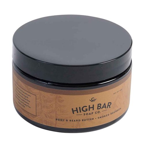 COLE WHEELER Beard Butter for Men – Smoked Bourbon Scent – 4oz Natural Beard Conditioner & Softener for Grooming, Hydration, and Styling