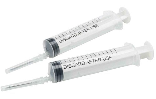 Travelwell ECO Amenities 25ml Clear Plastic Empty Bottles with Screw Cap BPA-free Set of 50 With Injector Syringes