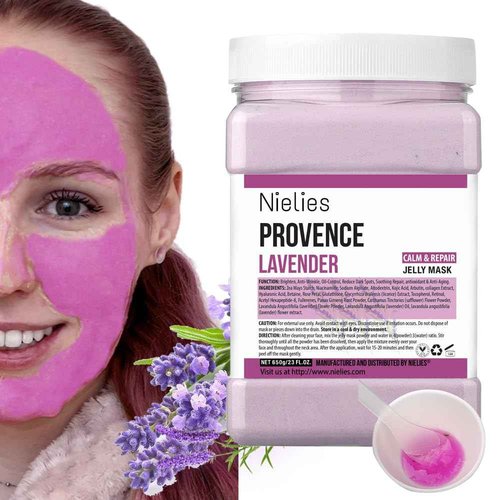 Nielies Lavender Turmeric Jelly Mask, Facial Skin Care- Collagen Face Mask For Instant Hydration