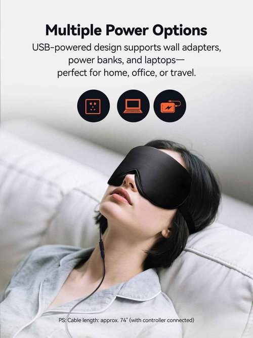 Heated Eye Mask for Dry Eyes, Improved Sleep, Warm Eye Compress for MGD, Dry Eye Syndrome, Chalazion Blepharitis Stye Eye Treatment, Steam Moist to Unclog Glands (Black)