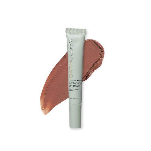 Oathology Inzincable Mineral Lip Balm, SPF 35, 10mL, Dermatologist crafted skincare
