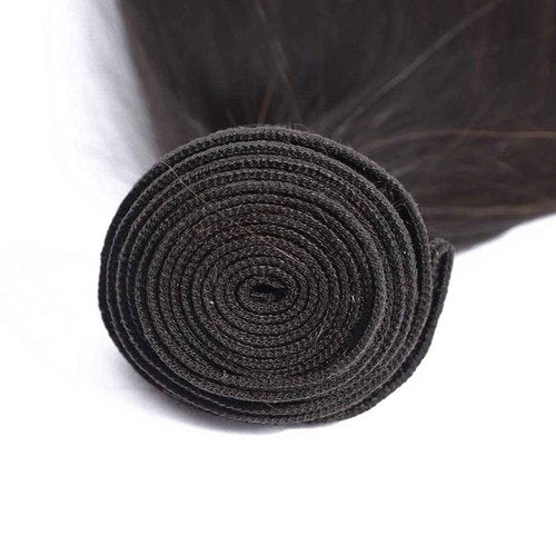 BLACKMOON HAIR Brazilian Straight Hair 1 Bundles Virgin Human Hair Bundles Straight 24 Inch 100% Unprocessed Hair Single Bundles Straight Weave Hair Bundles for Black Woman …