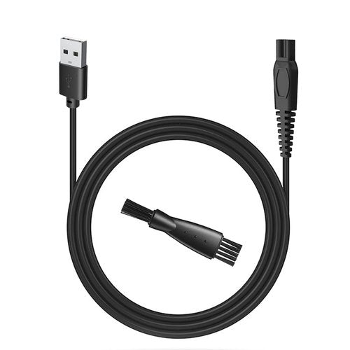 uijino Beard Club Trimmer Charger for Beard Club PT45 Charger and BT-Zero Body Trimmer, 1 Cleaning Brush, 3.3ft Power Cord