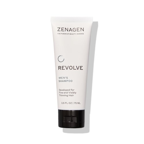 ZENAGEN Revolve Men's Thickening Shampoo | Supports Appearance of Fuller, Healthier-Looking Hair, Developed for Fine & Visibly Thinning Hair, Plant-Based, 5-Minute Treatment, 75 mL / 2.5 oz